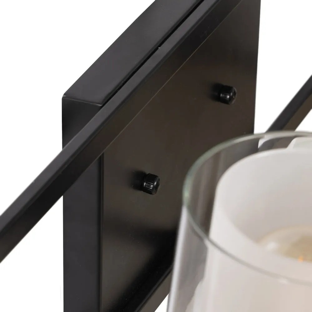 Čierno-biele nástenné svietidlo – Ixia