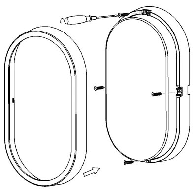 Top Light - LED vonkajšie nástenné svietidlo BARI LED/15W/230V IP54