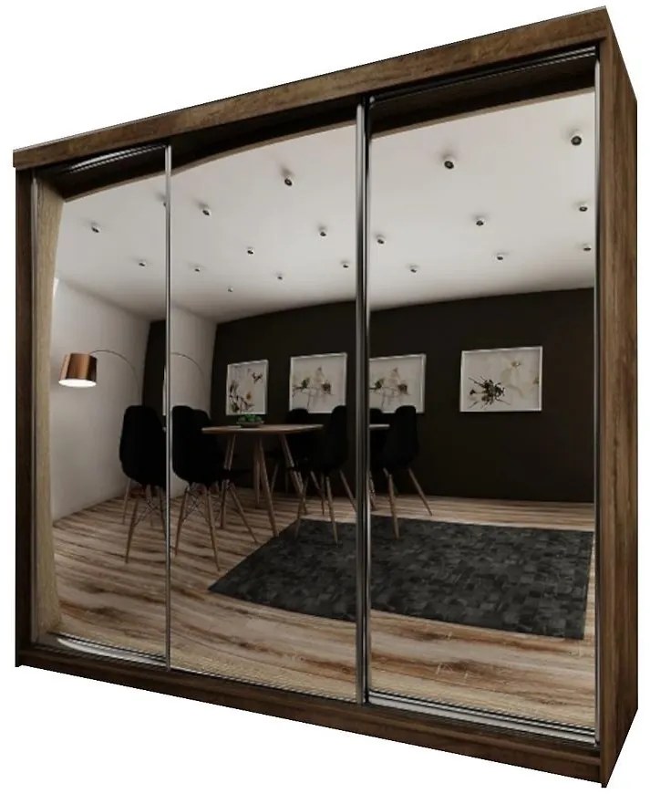 Skriňa Top 21 250 Tmavý jaseň