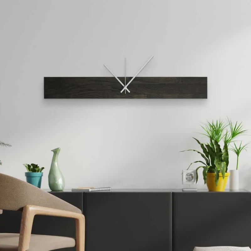 Štýlové hodiny z masívneho dreva I SENTOP MAS020-BLACK-3169