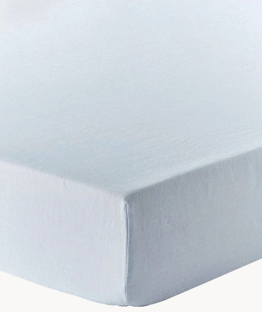 Elastická plachta na topper matrac z vypratého ľanu Airy