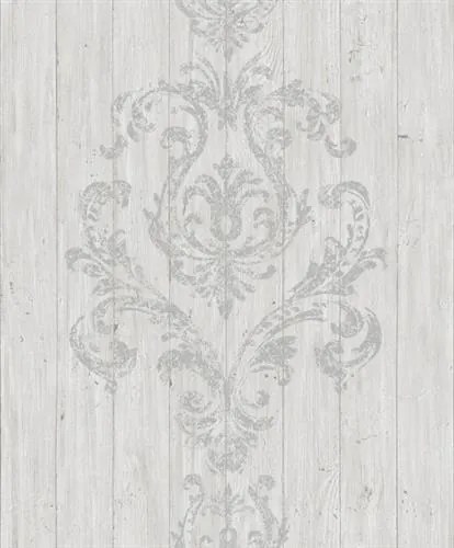 Vliesové tapety, drevený obklad sivý, Facade FC2204, GRANDECO, rozmer 10,05 m x 0,53 m