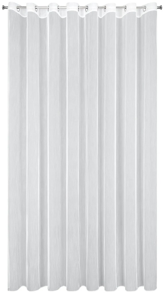 ZÁCLONA NA KRÚŽKOCH NICEA 350X250 CM BIELA