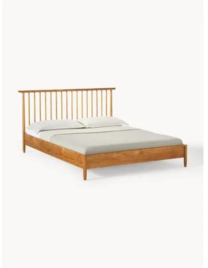 Drevená posteľ z masívneho borovicového dreva Windsor