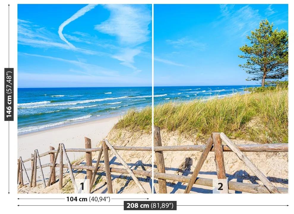 Fototapeta Vliesová Piesočná pláž 104x70 cm