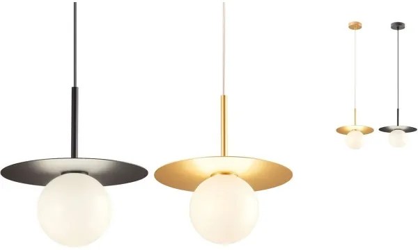 Redo UN1696_1 - Náhradné tienidlo k lustru, k lampe PLATO pr. 10 cm biela