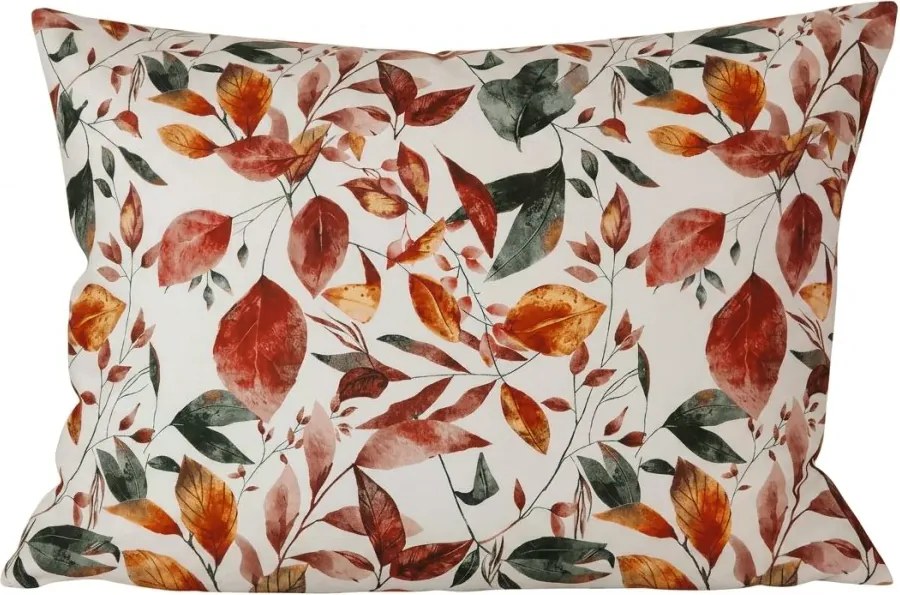 Povlak na vankúš z mikrovlákna AUTUMN LEAVES 70x90 cm, farebný
