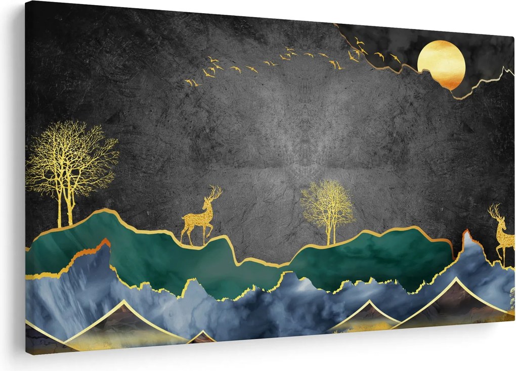 Obraz - Horská scenéria (90x60 cm)