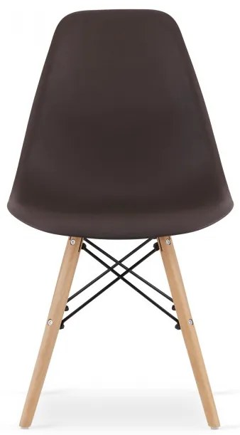 Set jedálenských stoličiek OSAKA kávové (hnedé nohy) 4ks