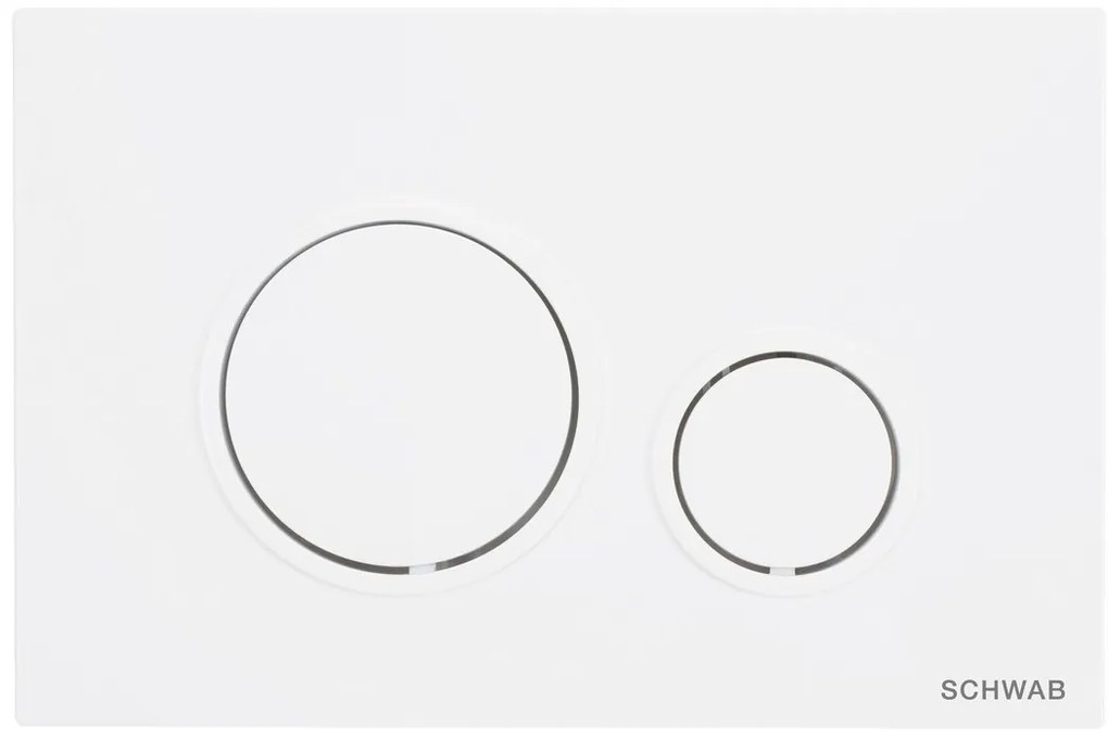 SCHWAB, SCHWAB VELA ovládacie tlačidlo, 247x165 mm, biela lesk, P47-0130-0253