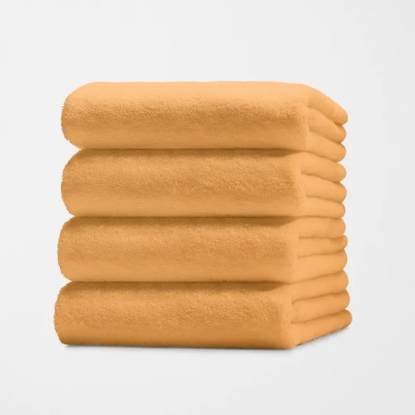 Froté osuška svetlo oranžova 70x140 cm