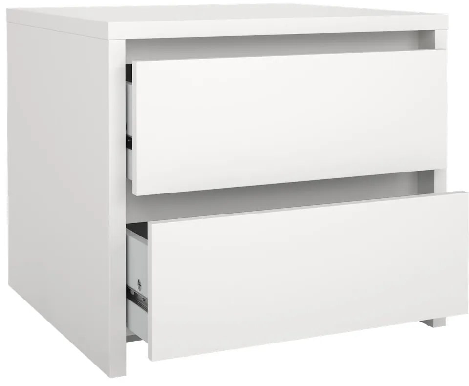 Biely nočný stolík Next – Tvilum