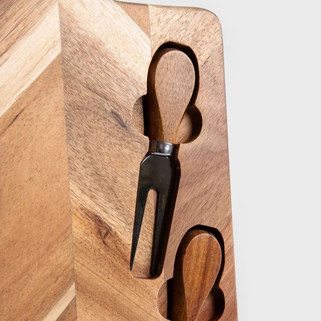 Servírovacia doska NEVADO s 3 nožmi 718281