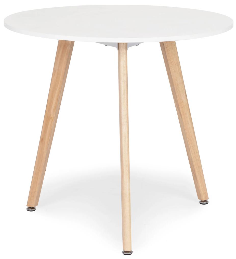Moderný drevený stôl do obývačky, 80 cm