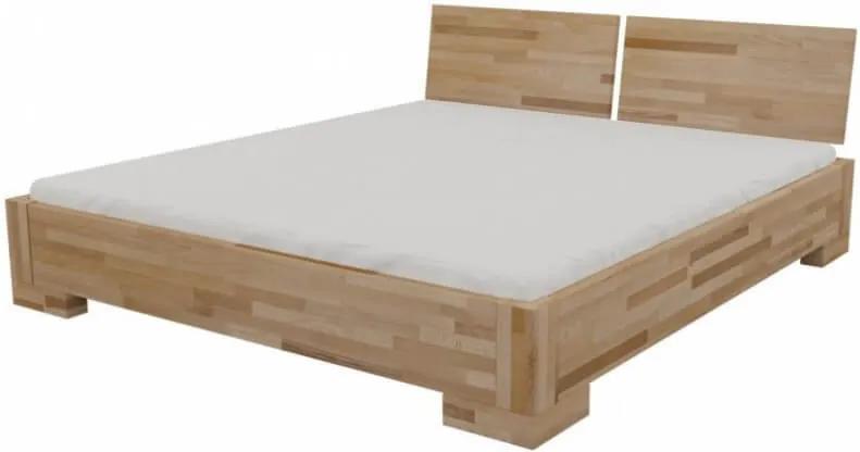 Posteľ ALBA Rozmer - postelí, roštov, nábytku: 140 x 200 cm, Farebné prevedenie: buk, Povrchová úprava: olejovosk