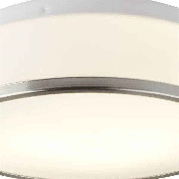 Searchlight 7039-28SS - Kúpeľňové stropné svietidlo DISC 2xE27/60W/230V IP44