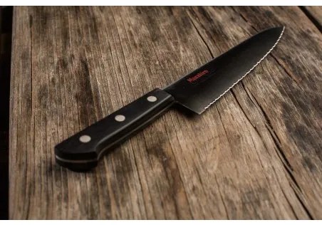 Nůž Masahiro BWH Santoku Wave Edge 165 mm [14039]