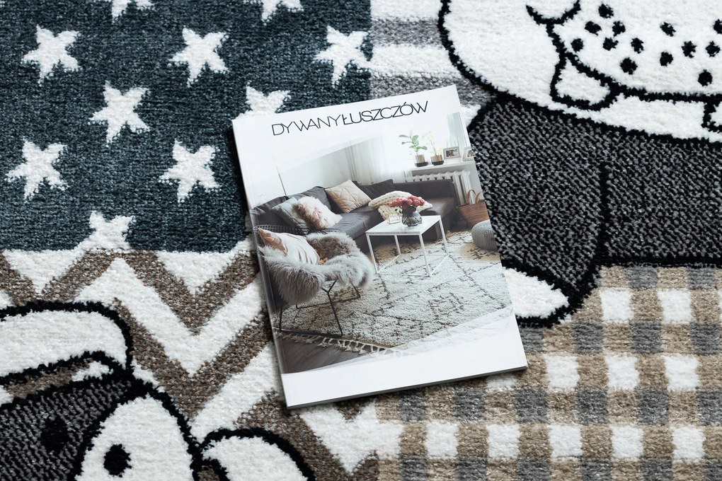 Koberec FUN Pets pre deti,  sivý