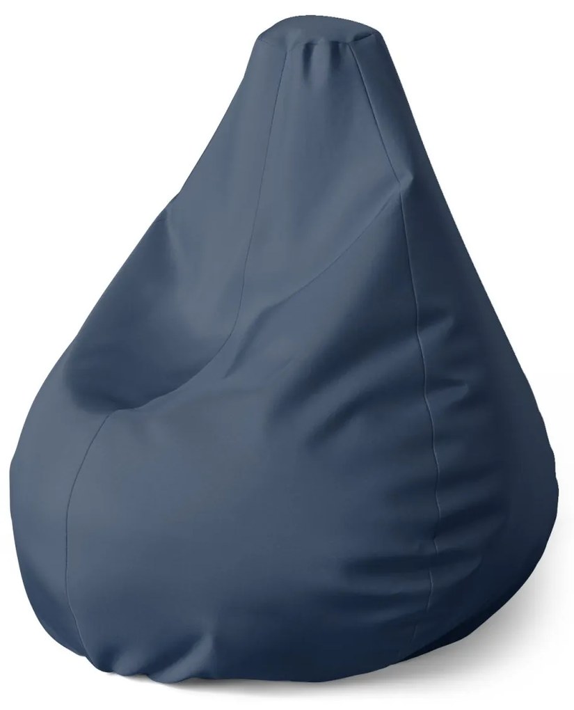 Sablio Sedací vak Pear Tmavomodrá - 140 x 100 x 25 cm