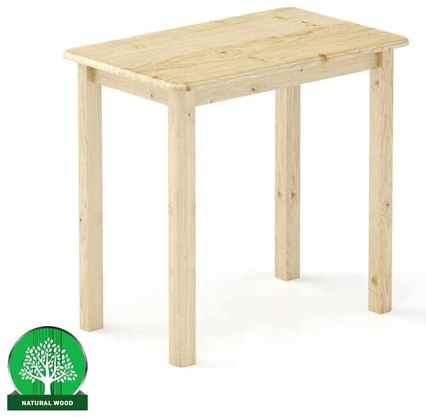 Stôl borovica ST104-80x75x50 surová