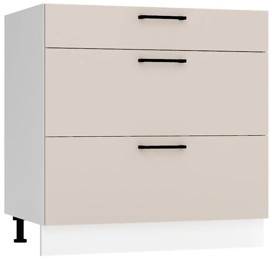 Kuchynská skrinka Max D80s/3   svetlobéžová