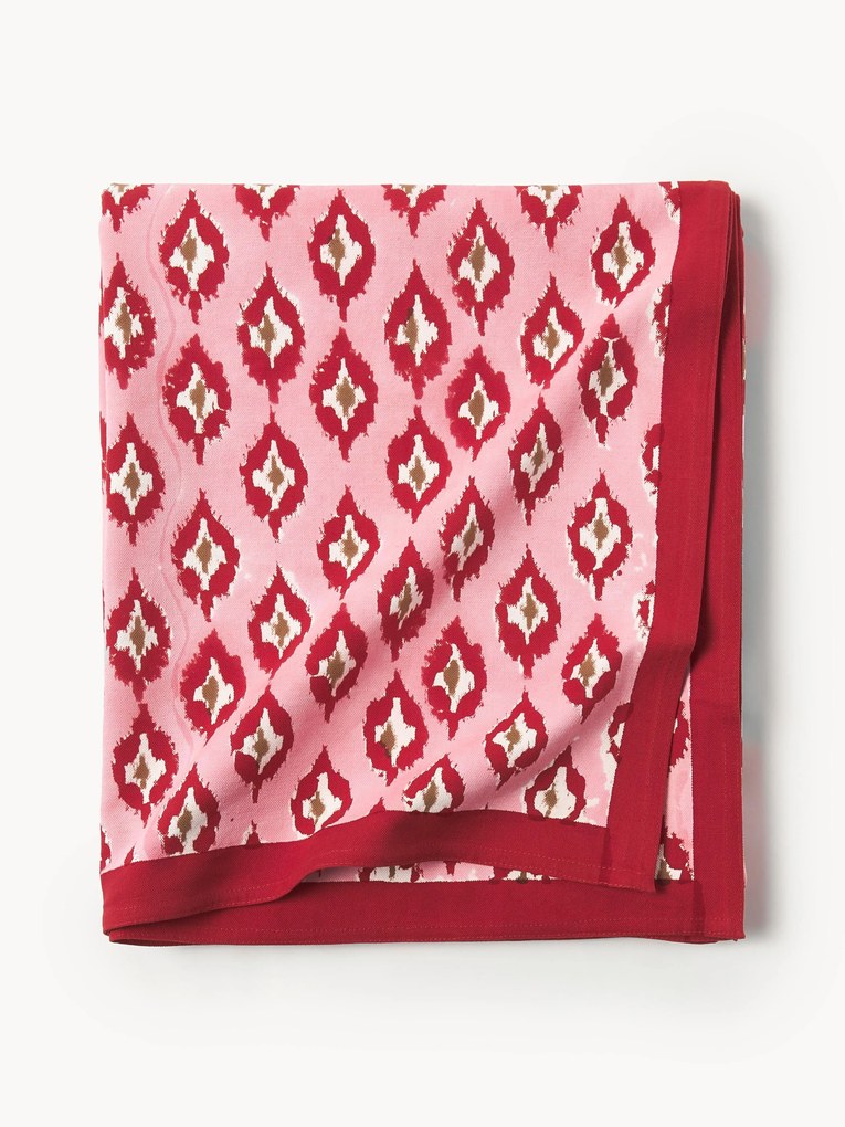 Ručne potlačený bavlnený obrus Atahan