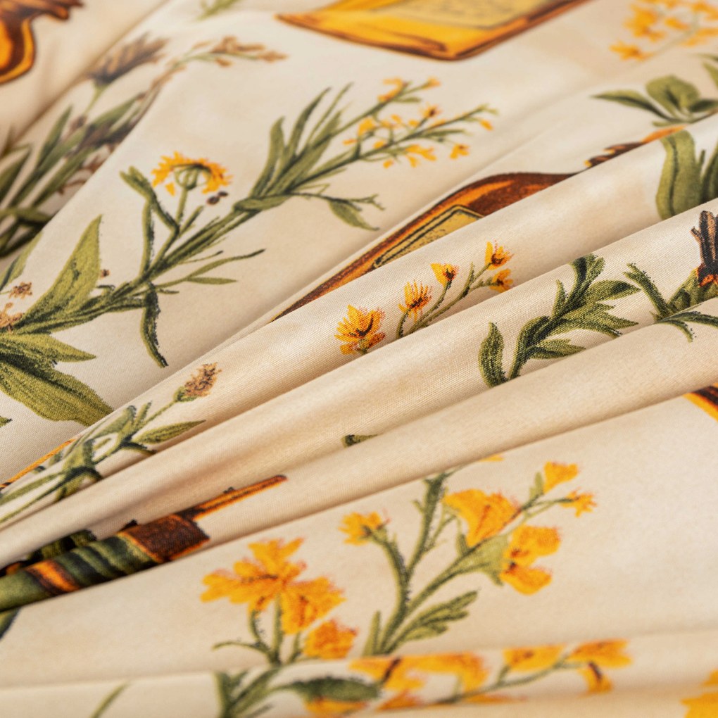 Obliečky z mikrovlákna APOTHECARY krémové Rozmer obliečky: 70 x 90 cm | 140 x 200 cm