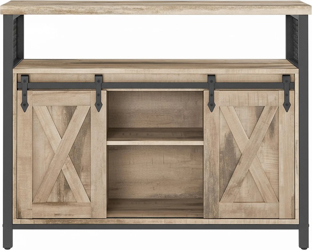 XXXLutz KOMODA, hnedá, čierna, 100/80/33 cm Boxxx - Komody - 002543079201