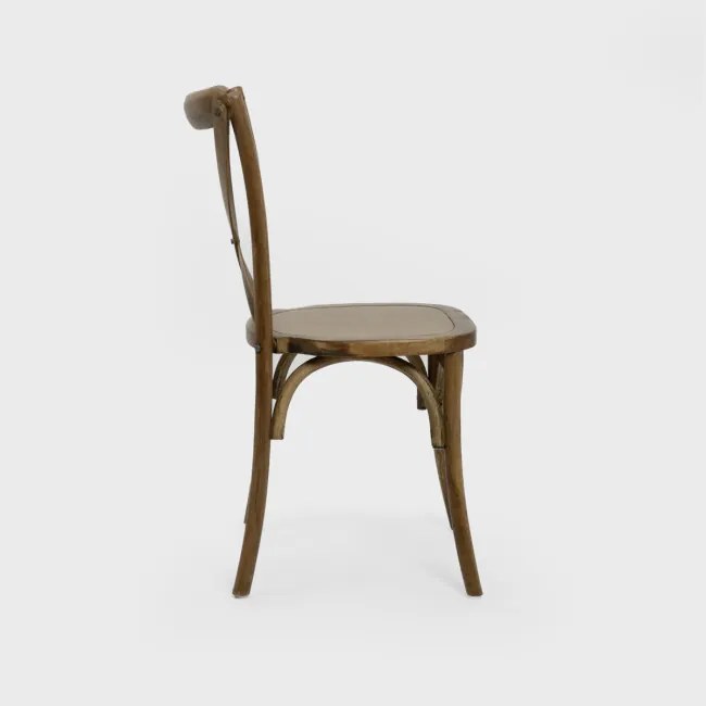 Jedálenská stolička LOSELI drevená / hnedá 712074