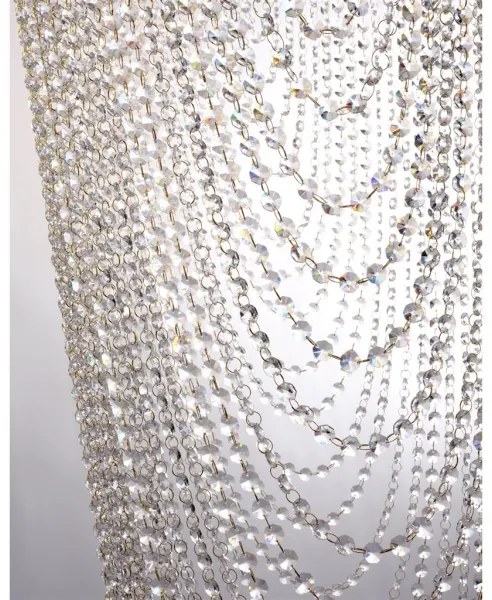 Searchlight 10883-10SB - Prisadený luster SWOOP 10xGU10/50W/230V