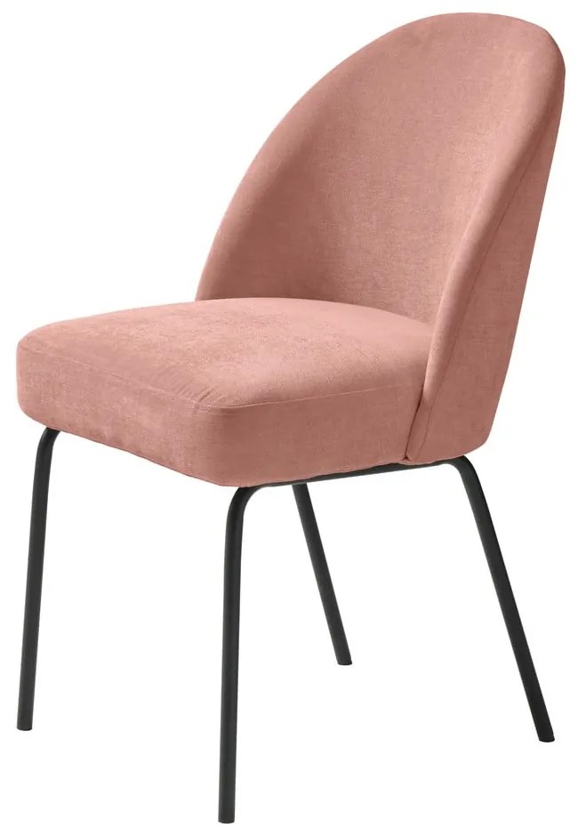 Ružová jedálenská stolička Creston – Unique Furniture
