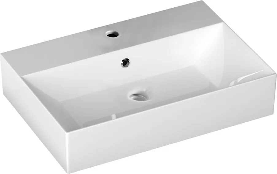 Aqualine 10SF50060 keramické umývadlo 60x42cm