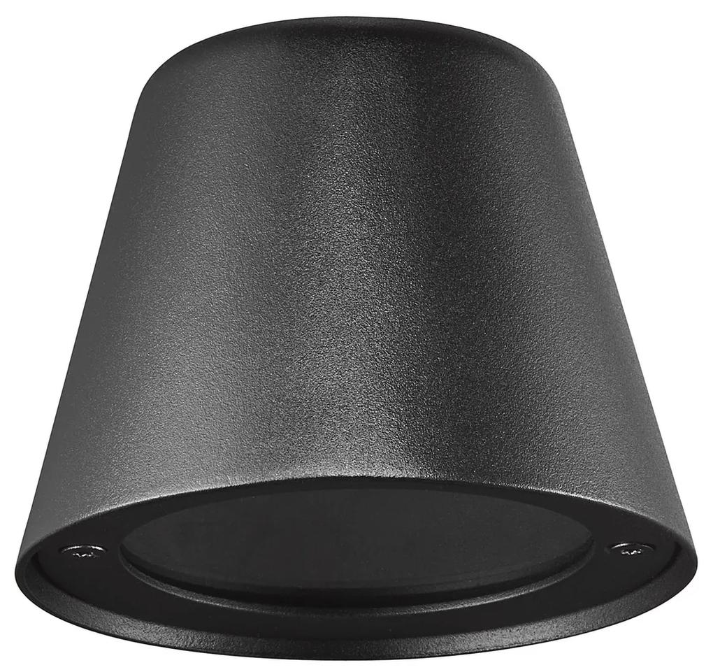 NORDLUX Vonkajšie kovové nástenné svietidlo ALERIA, 1xGU10, 35W, čierne
