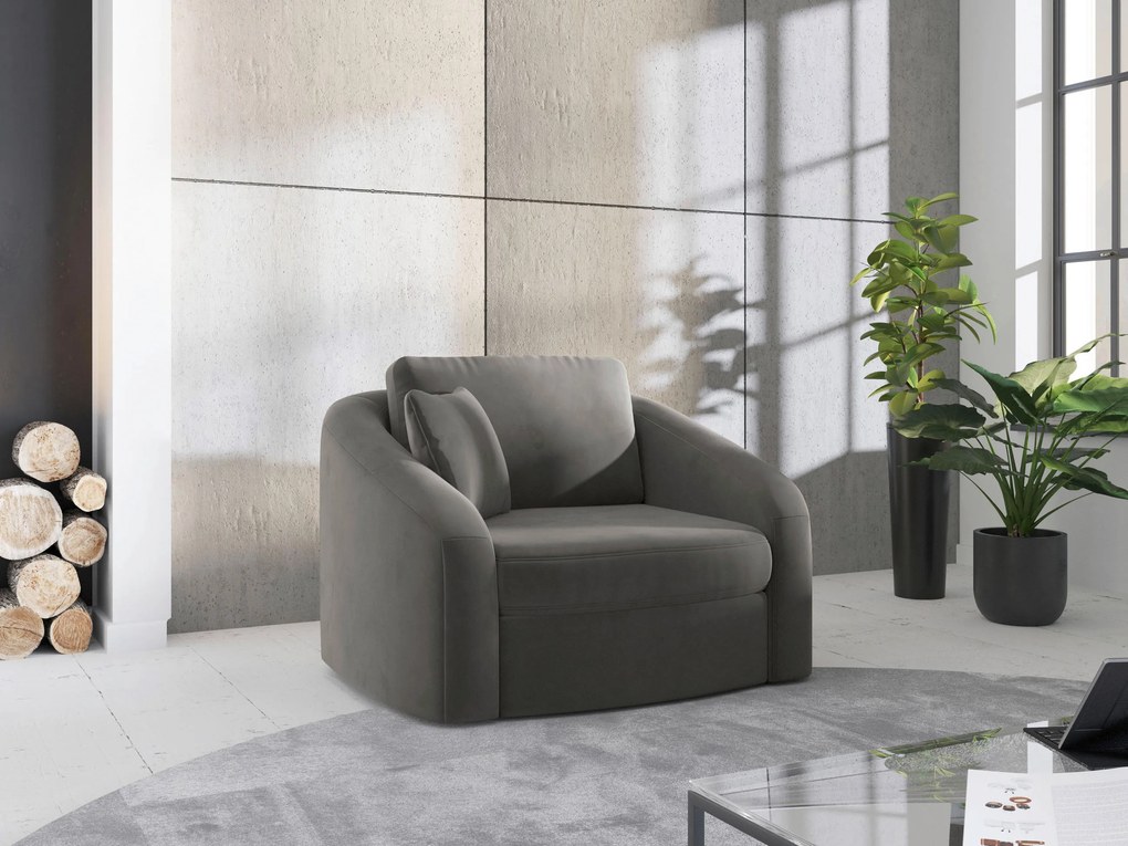 XXXLutz KRESLO, textil, sivá Sit & More - Online Only obývacie izby - 000144017436