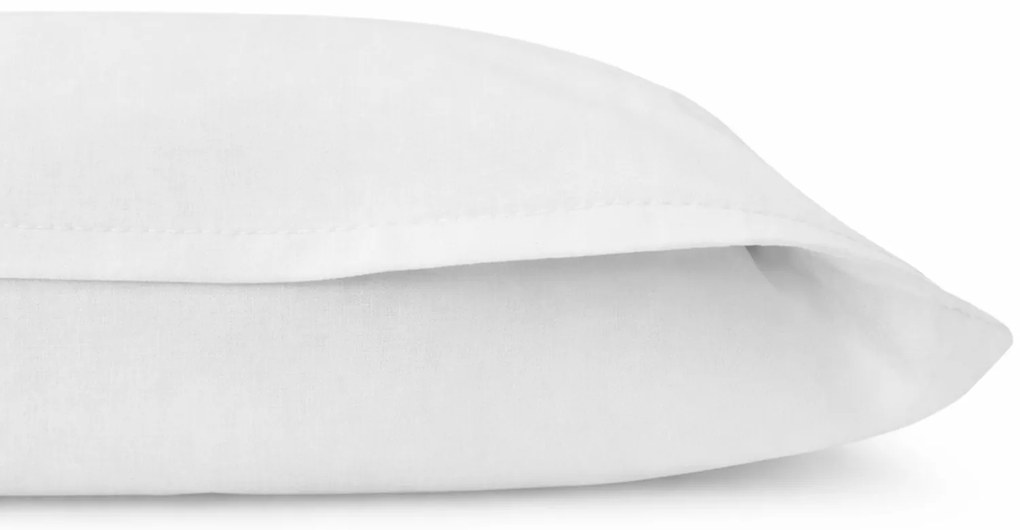 BAVLNENÁ OBLIEČKA NA VANKÚŠ SMOOTH 40X40 CM BIELA