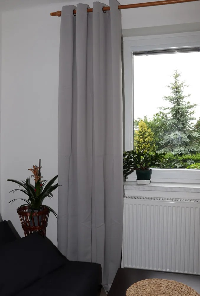Home Elements Zatemňovací záves, tmavo sivá Množstvo: 2 ks