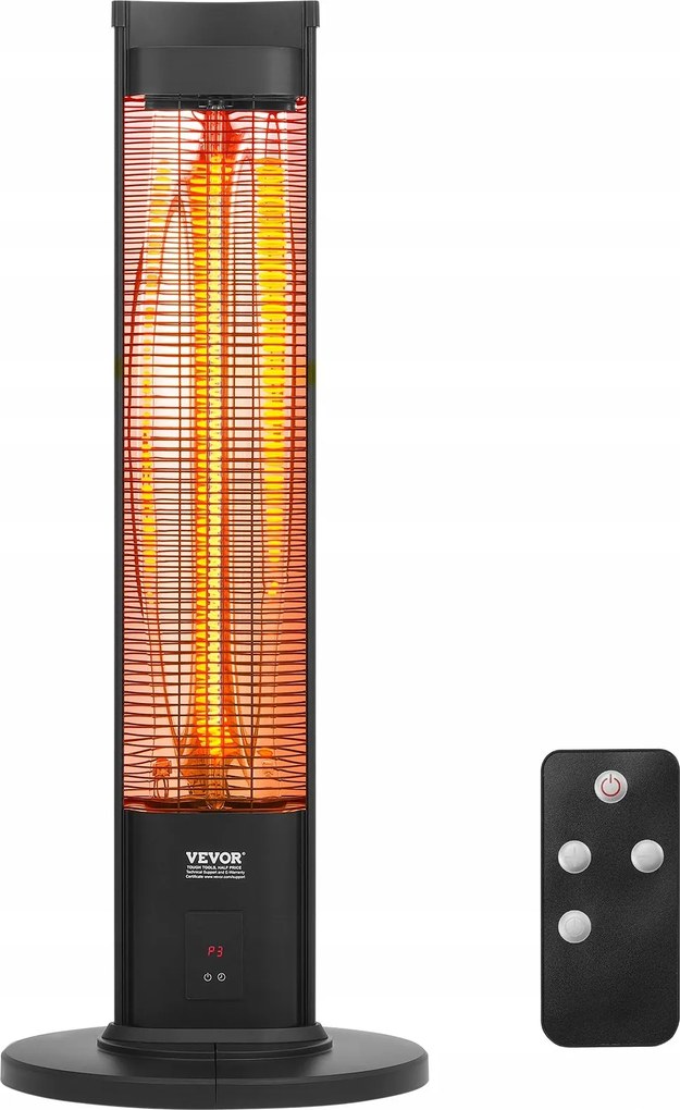 Žiarič 2000 W na terasu, záhradu, IP34