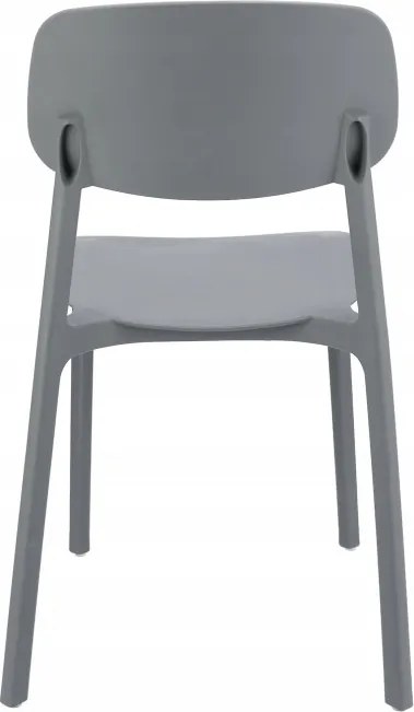 Plastová stolička LARA sivá