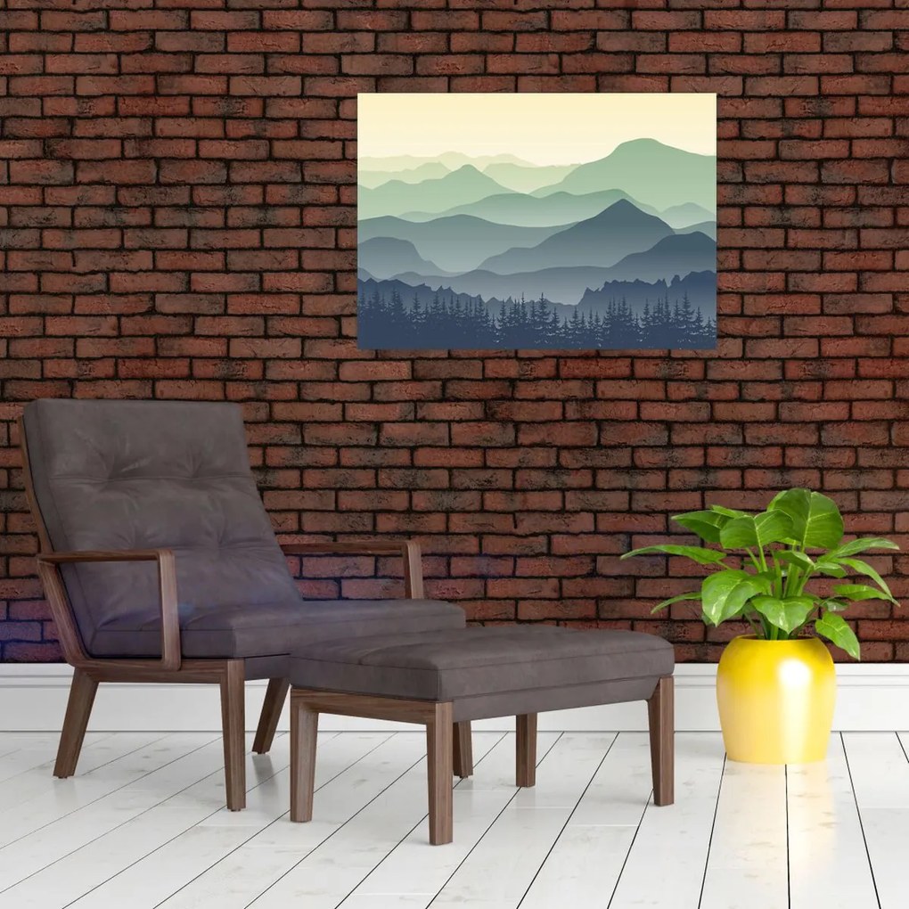 Obraz - Forest Mountain (70x50 cm)