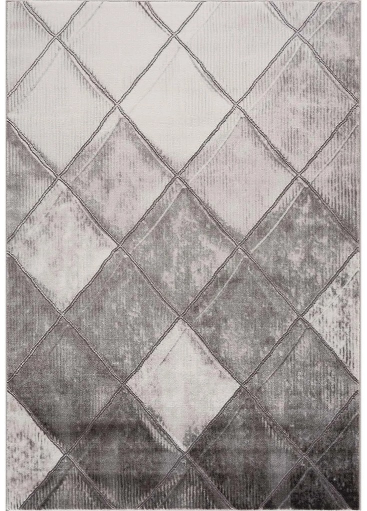 Dekorstudio Moderný koberec NOA - vzor 9313 sivý Rozmer koberca: 80x300cm