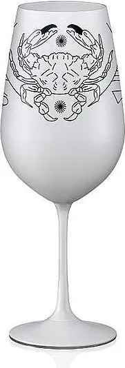 Crystalex pohár Zverokruhy Rak biela 550 ml