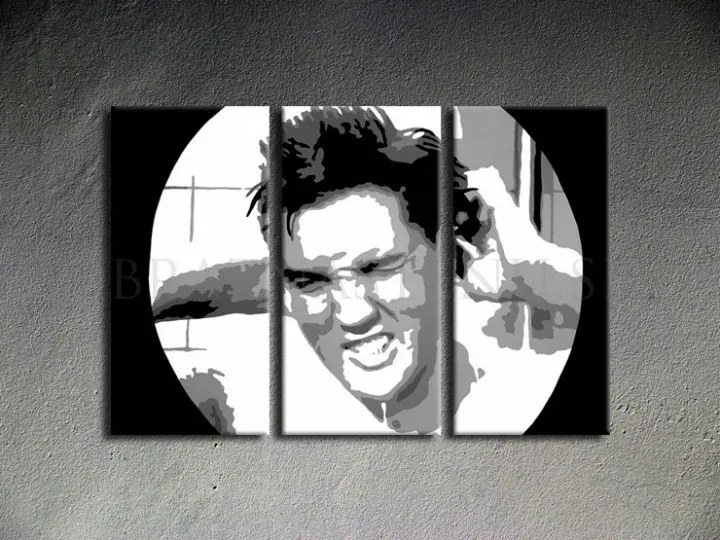 Ručne maľovaný POP Art obraz ELVIS | rôzne rozmery