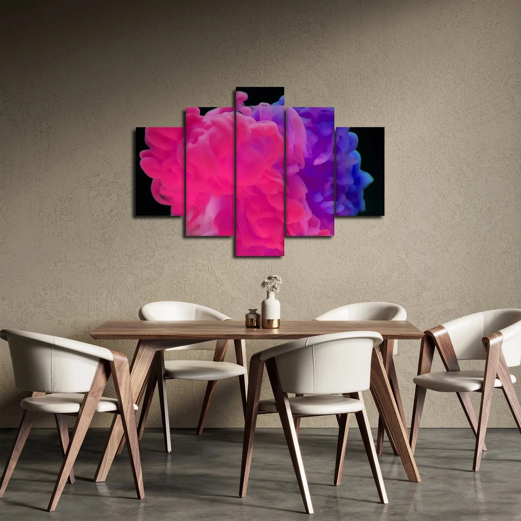 Obraz farebného dymu (150x105 cm)