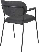 WLL JOLIEN ARMCHAIR BLACK stolička Sivá - tmavá