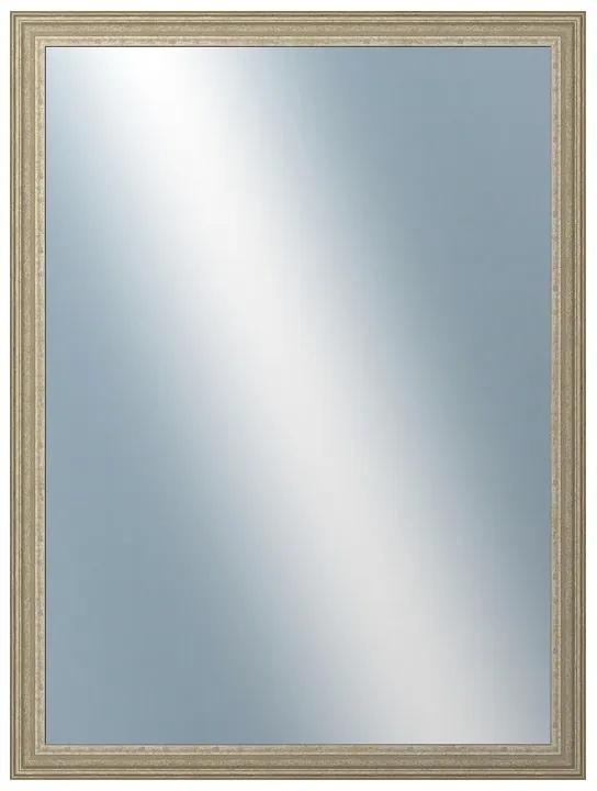 DANTIK - Zrkadlo v rámu, rozmer s rámom 60x80 cm z lišty LYON strieborná (2704)