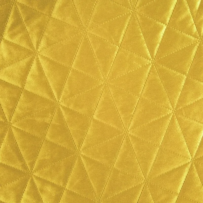 Dekorstudio Zamatový prehoz na posteľ LUIZ3 v horčicovej farbe Rozmer prehozu (šírka x dĺžka): 200x220cm