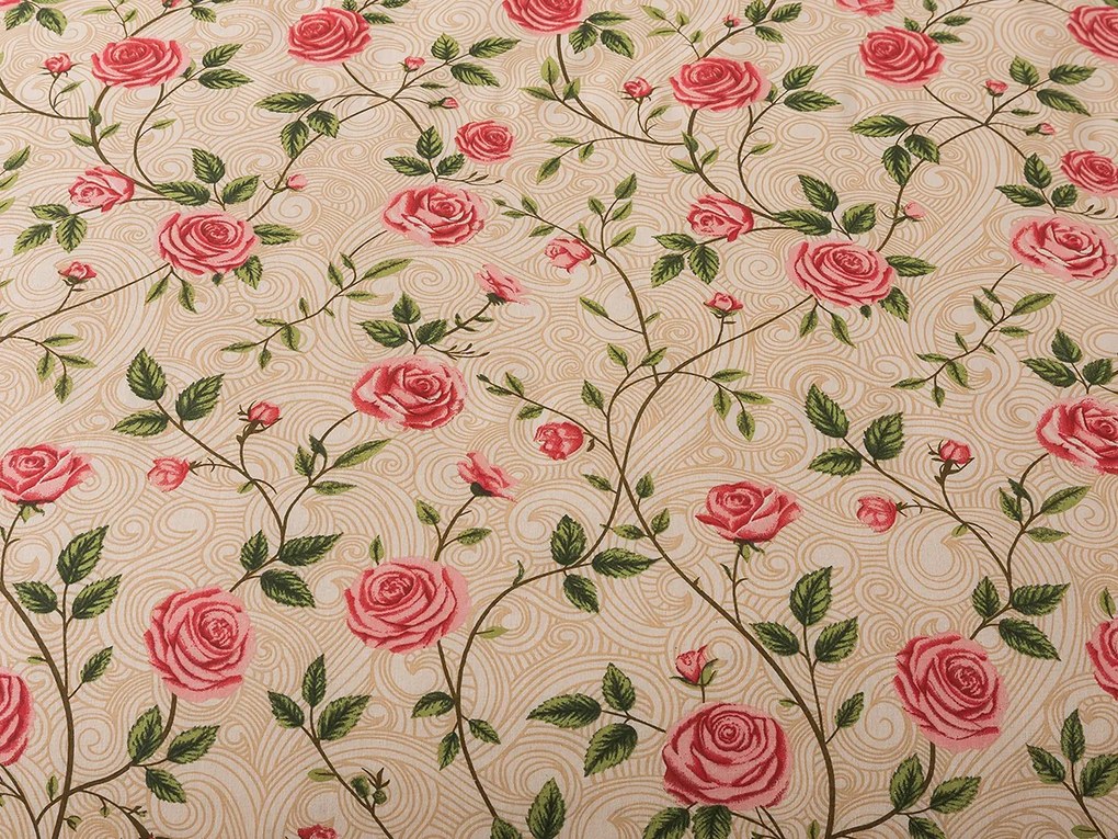 XPOSE® Bavlnené obliečky ZÁHRADA RUŽÍ na dve postele