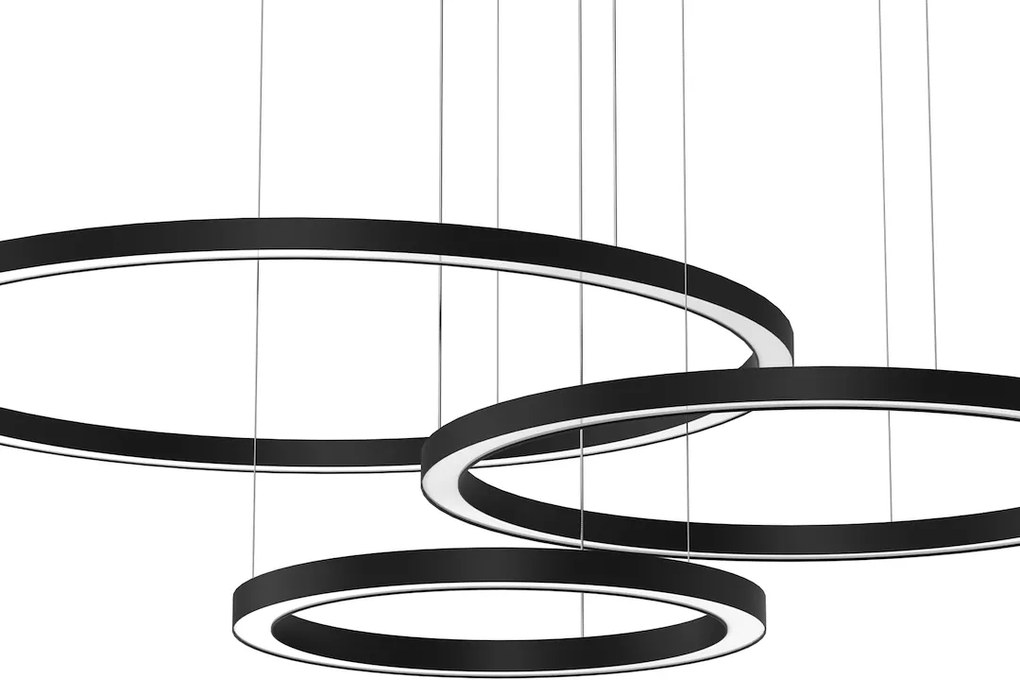 Závesné LED svietidlo Galaxia, 3x LED 85w, 3500k, b