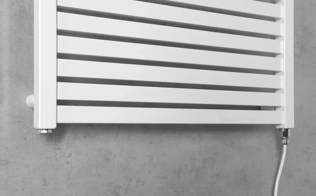 Aqualine Aqualine, TONDI-E elektrické vykurovacie teleso, rovné, 600x970 mm, 400W, biela, DE460T