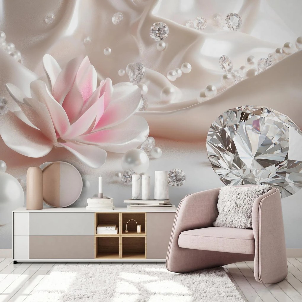 Fototapeta - Elegancia s diamantmi (147x102 cm)